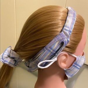 Three Piece Multi Color Face Mask w/ Scrunchie